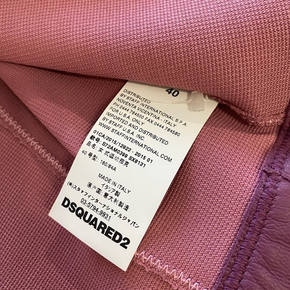 Dsquared2 leather jacket - Picture 7 of 16